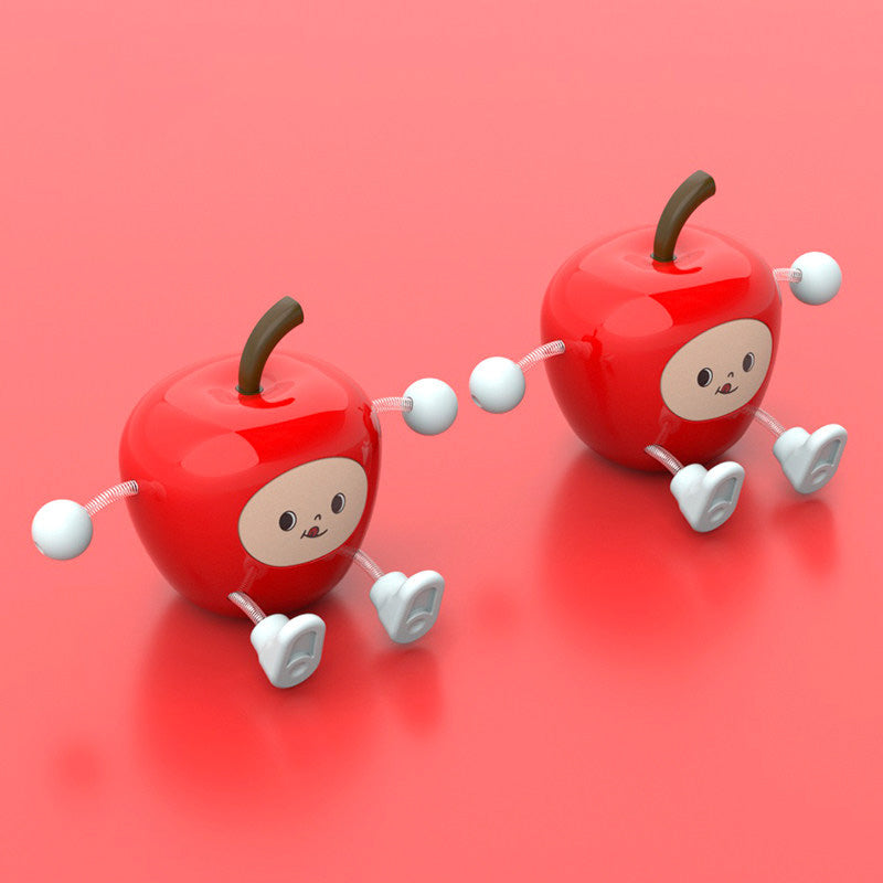 ❤️Svingende Apple bildashborddekorasjon - Søt dashbordpynt