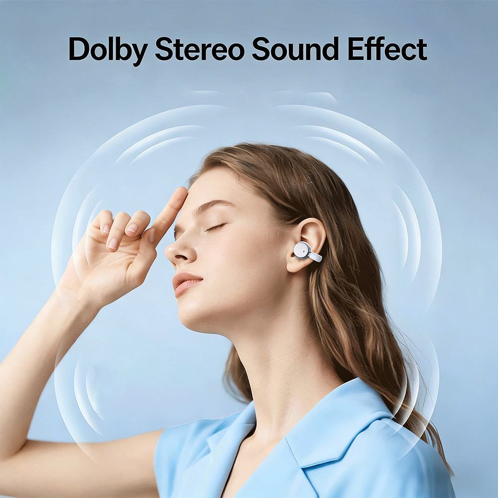 🎧2-i-1 trådløse Bluetooth-ørepropper med øreklips og ørepropper | 30 timers spilletid