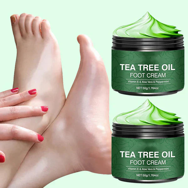 🥳 Bestselger og hetselger i 2026! 🥳 💞 Over 50 000 solgt! ✨ 💝 Beroligende fotkrem med aloe vera og tea tree