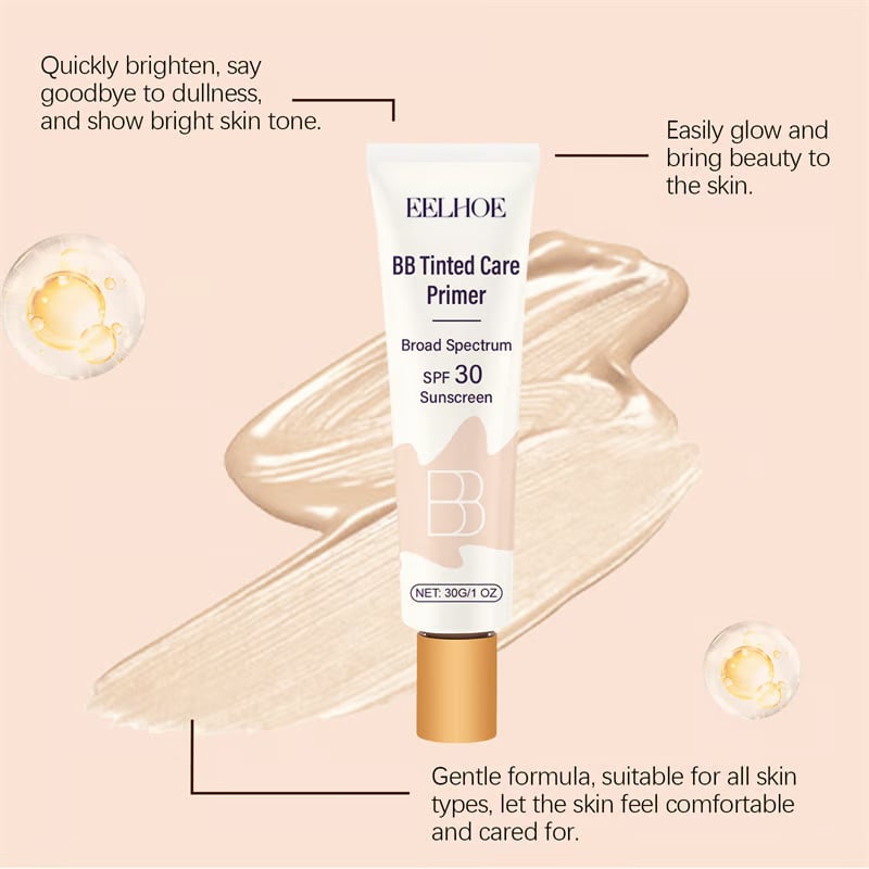 💖Kjøp 1 få 1 gratis💧BB Blur Tinted Moisturizer SPF 30 – Gir huden din umiddelbart lysere, fukter og glatter ut den