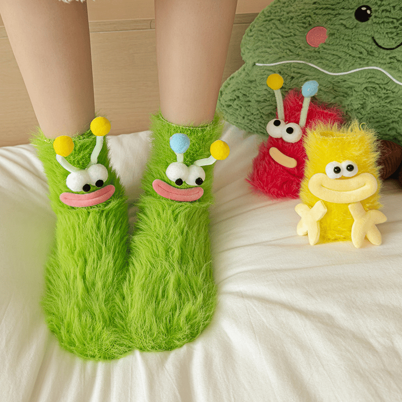 🎁Praktiske monstersokker – Dine nye lodde- og tullete fotvenner 🧦