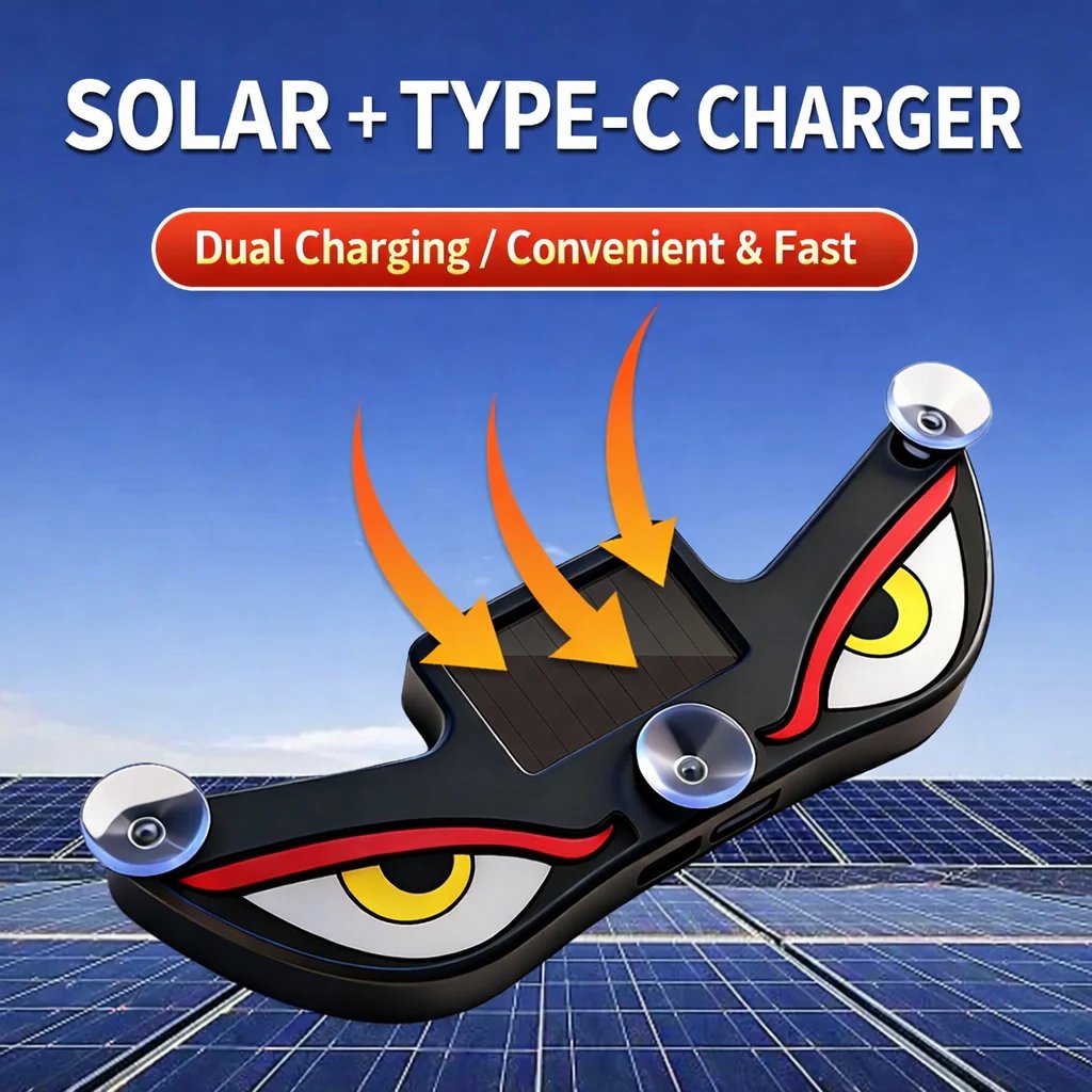 LED-vinduslys «Solar Demon Eye» for biler