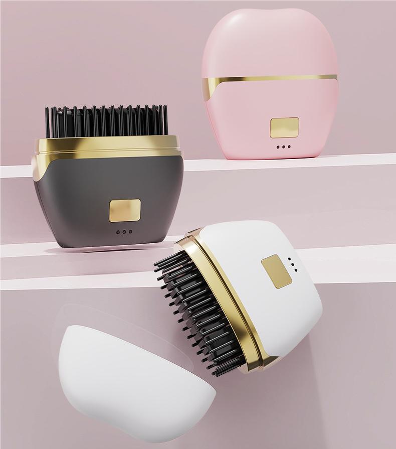 💇‍♀️Bærbar mini-ion-rettetangkam –💇 Skaper en voluminøs frisyre på bare 3 minutter
