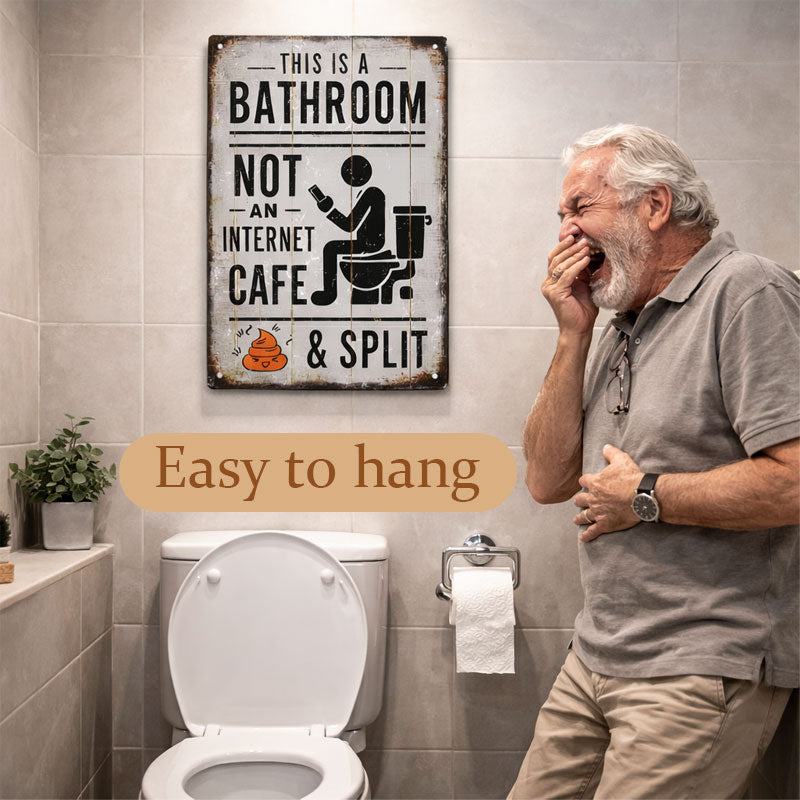 🚽 Det här är ett badrum, inte ett internetcafé😂