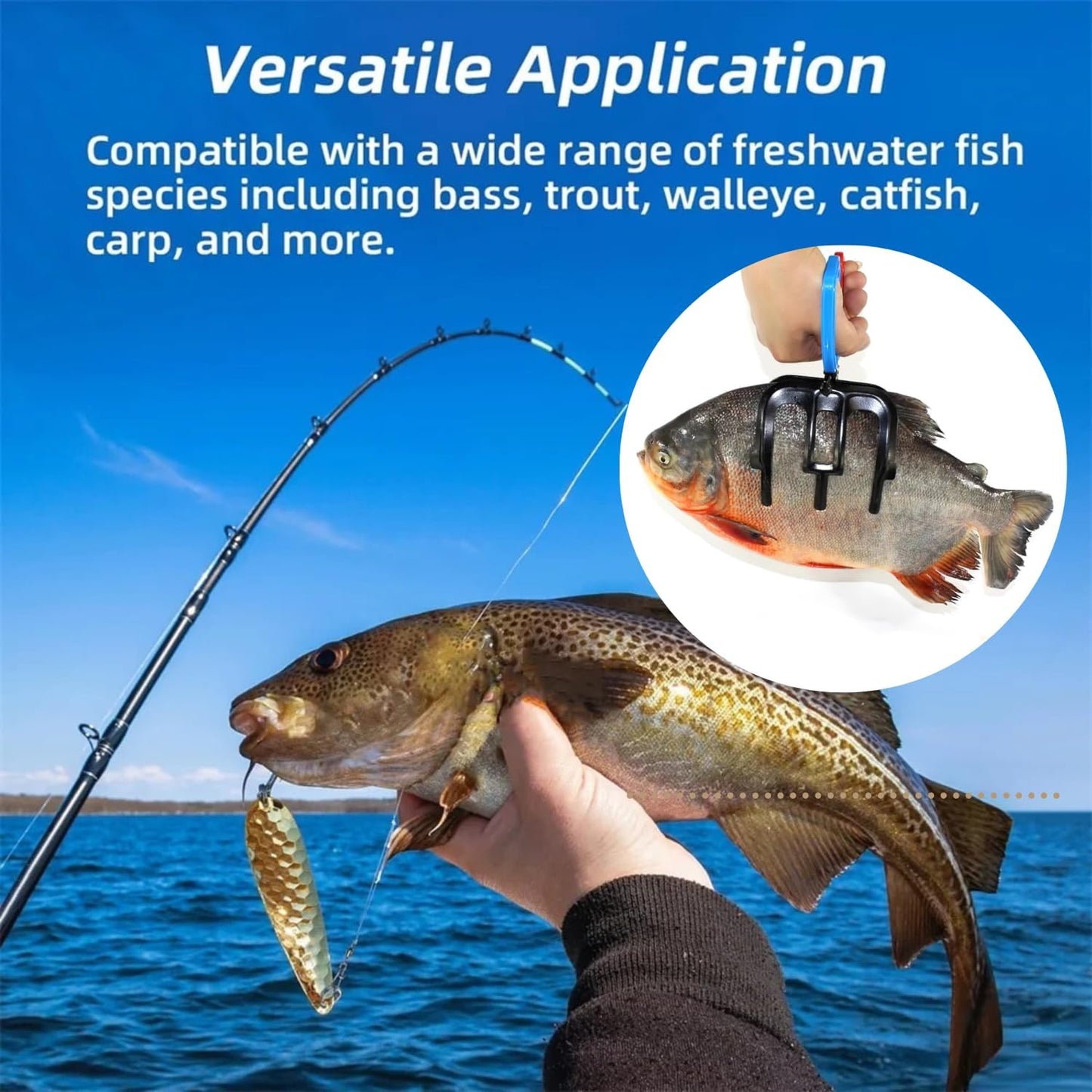 🐟🐟Fiskegrep med klør – fiskegrep med 2 eller 3 klør