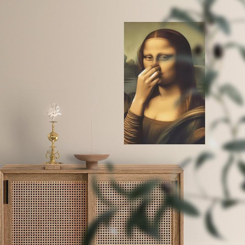 🧻Ta det med ro! Mona Lisa-dekorasjon – lekende kunst til din koselige hjørne😂