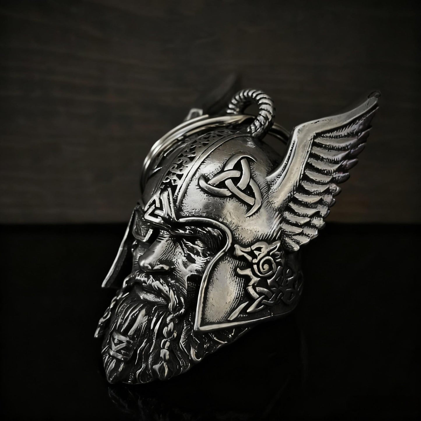 ⚔️ Odins vikingtalisman nøkkelring beskyttelsesamulett 🔔