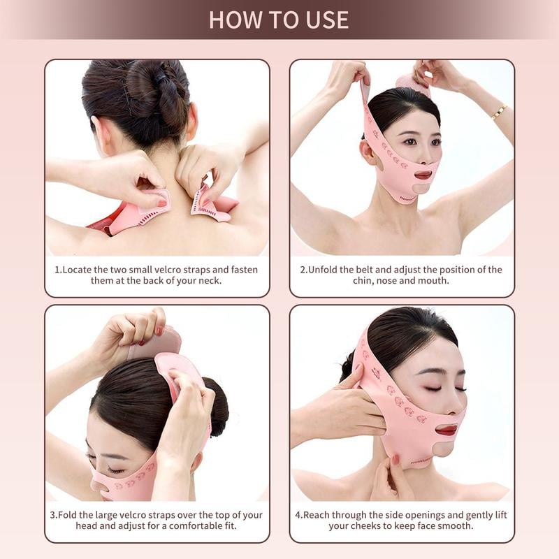 💆🥰V-formet løftestropp