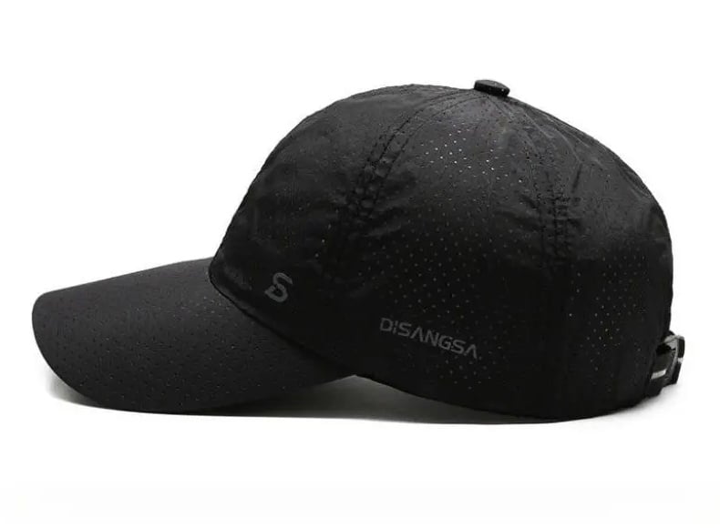 Hurtigtørkende UV-beskyttende baseballcaps – pustende justerbar unisex-hatt