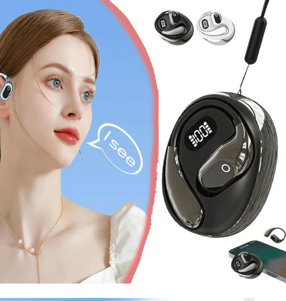 MS190 oversettelsesørepropper, støtter sanntidsoversettelse på 156 språk med app, Bluetooth 5.3-øretelefoner