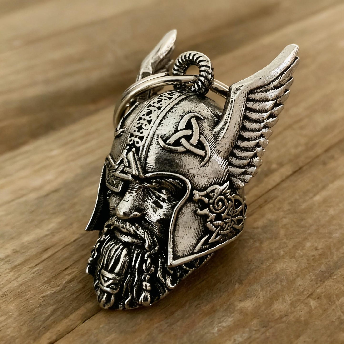 ⚔️ Odins vikingtalisman nøkkelring beskyttelsesamulett 🔔
