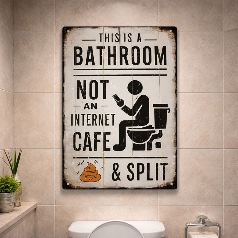 🚽 Det här är ett badrum, inte ett internetcafé😂