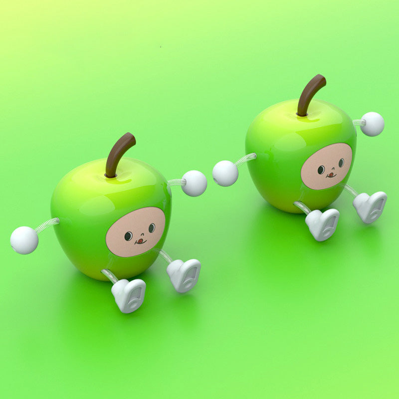 ❤️Svingende Apple bildashborddekorasjon - Søt dashbordpynt