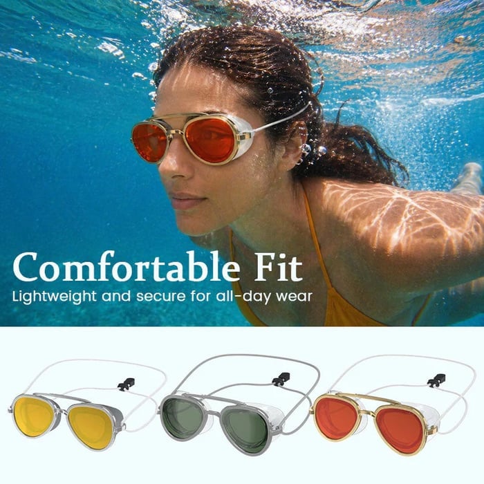 😎✨ SummerVibe reflekterende svømmebriller