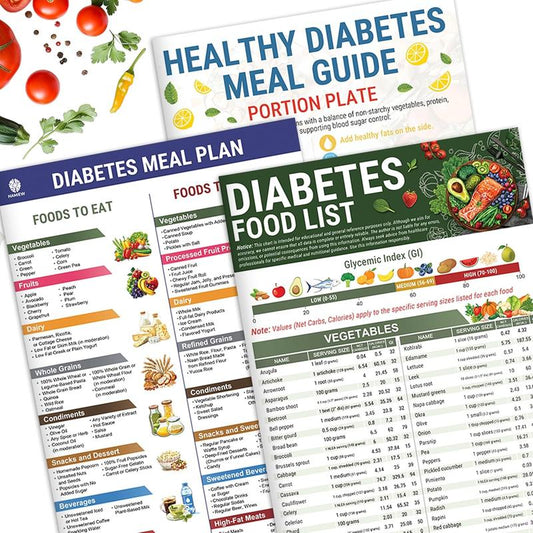 🔥Siste dagssalg 49 % RABATT🎁Matliste og måltidsplanlegger for diabetes