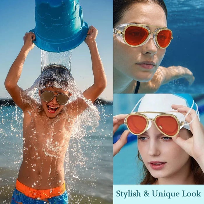 😎✨ SummerVibe reflekterende svømmebriller