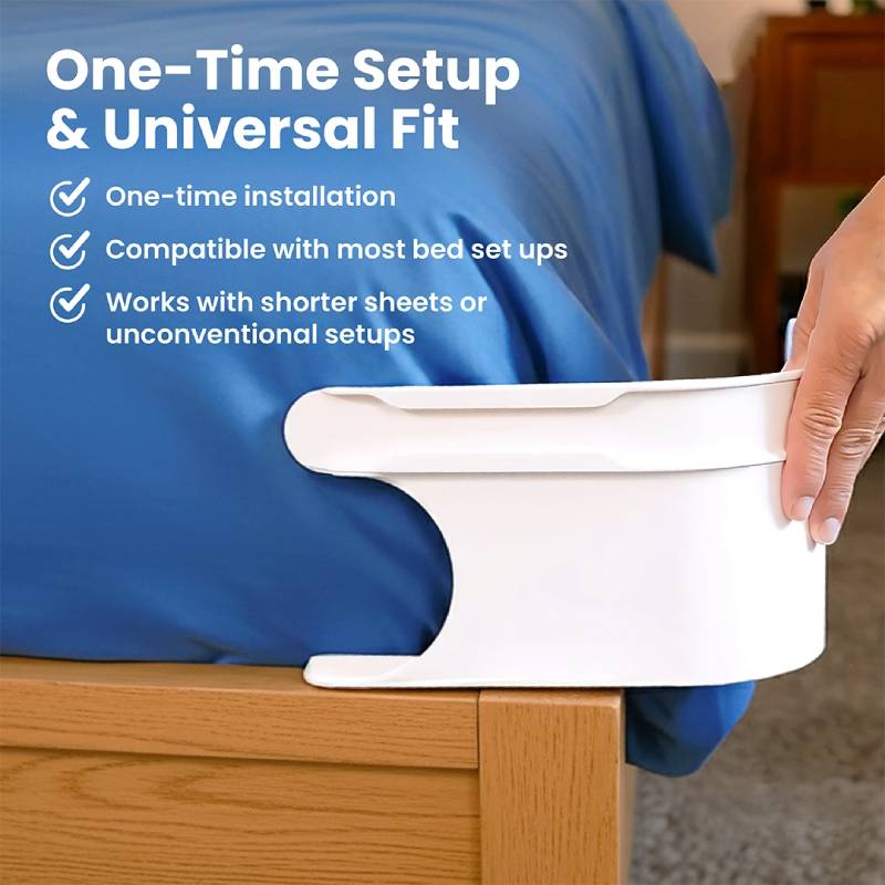 🎁Siste dag 50 % rabatt🔥4-pakning med universelle, kraftige stropper til sengetøy, sklisikre og trygge