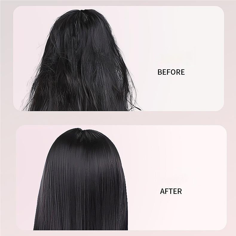 💇‍♀️Bærbar mini-ion-rettetangkam –💇 Skaper en voluminøs frisyre på bare 3 minutter