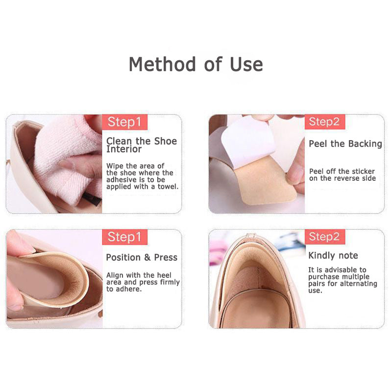 🔥4D Anti-Blister Heel Grips - Slutt å skli og gnage (8 stk.)