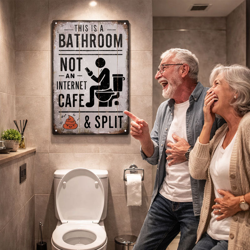 🚽 Det här är ett badrum, inte ett internetcafé😂