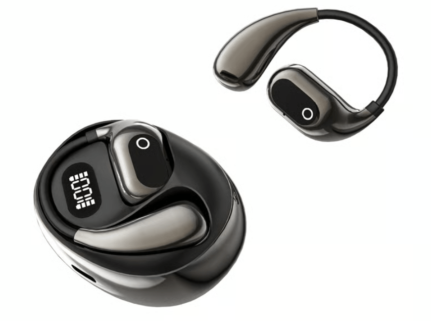 MS190 oversettelseshodetelefoner, støtter sanntidsoversettelse på 135 språk med app, Bluetooth 5.3-hodetelefone