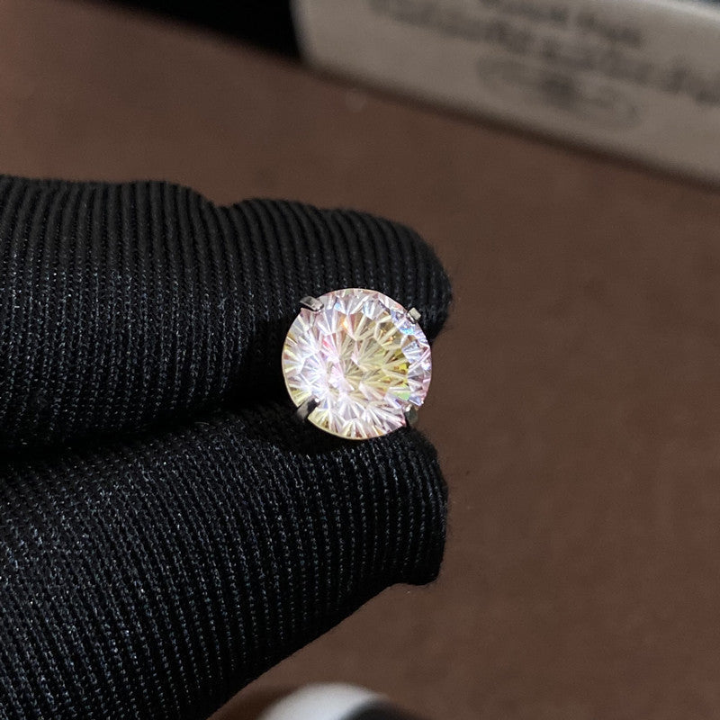 🌈Øredobber i zirkonium-titanstål med fyrverkerilignende fargeskifte – komfortable å ha på seg💫