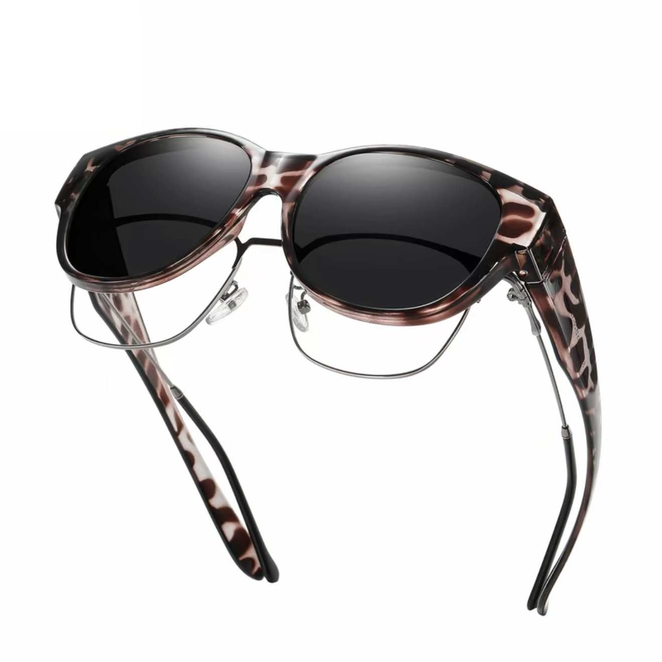 🕶 Nye cat-eye-solbriller i ekstra stor størrelse, med polariserte linser og UV400-beskyttelse