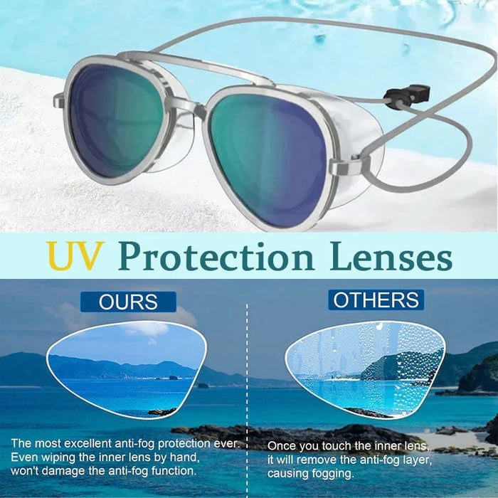 😎✨ SummerVibe reflekterende svømmebriller