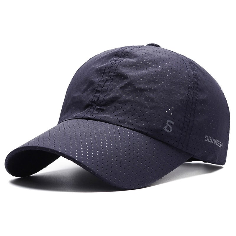 Hurtigtørkende UV-beskyttende baseballcaps – pustende justerbar unisex-hatt