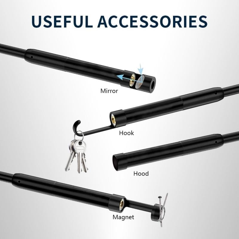 🔍16,4-fots HD endoskopisk kamera for iPhone og Android