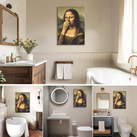 🧻Ta det med ro! Mona Lisa-dekorasjon – lekende kunst til din koselige hjørne😂