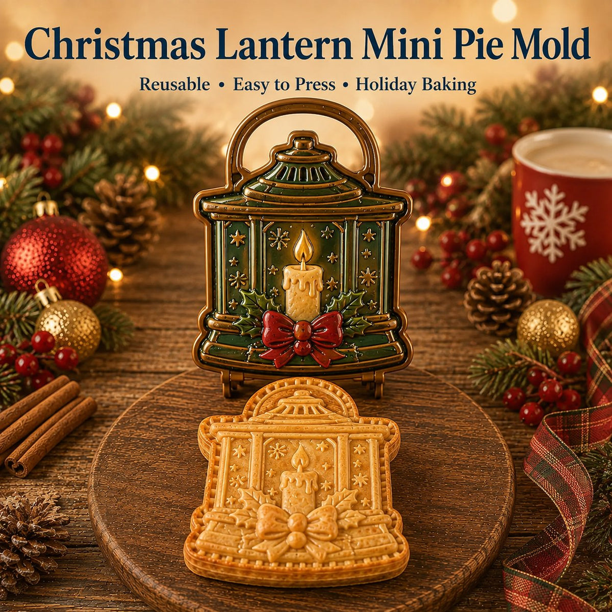 🎄🎅 Juletilbud: 49 % rabatt 🍪 Sett med 16 mini-julekakeformer