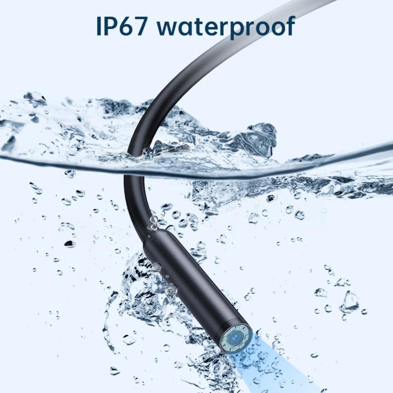🔍16,4-fots HD endoskopisk kamera for iPhone og Android