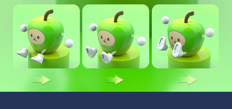 ❤️Svingende Apple bildashborddekorasjon - Søt dashbordpynt