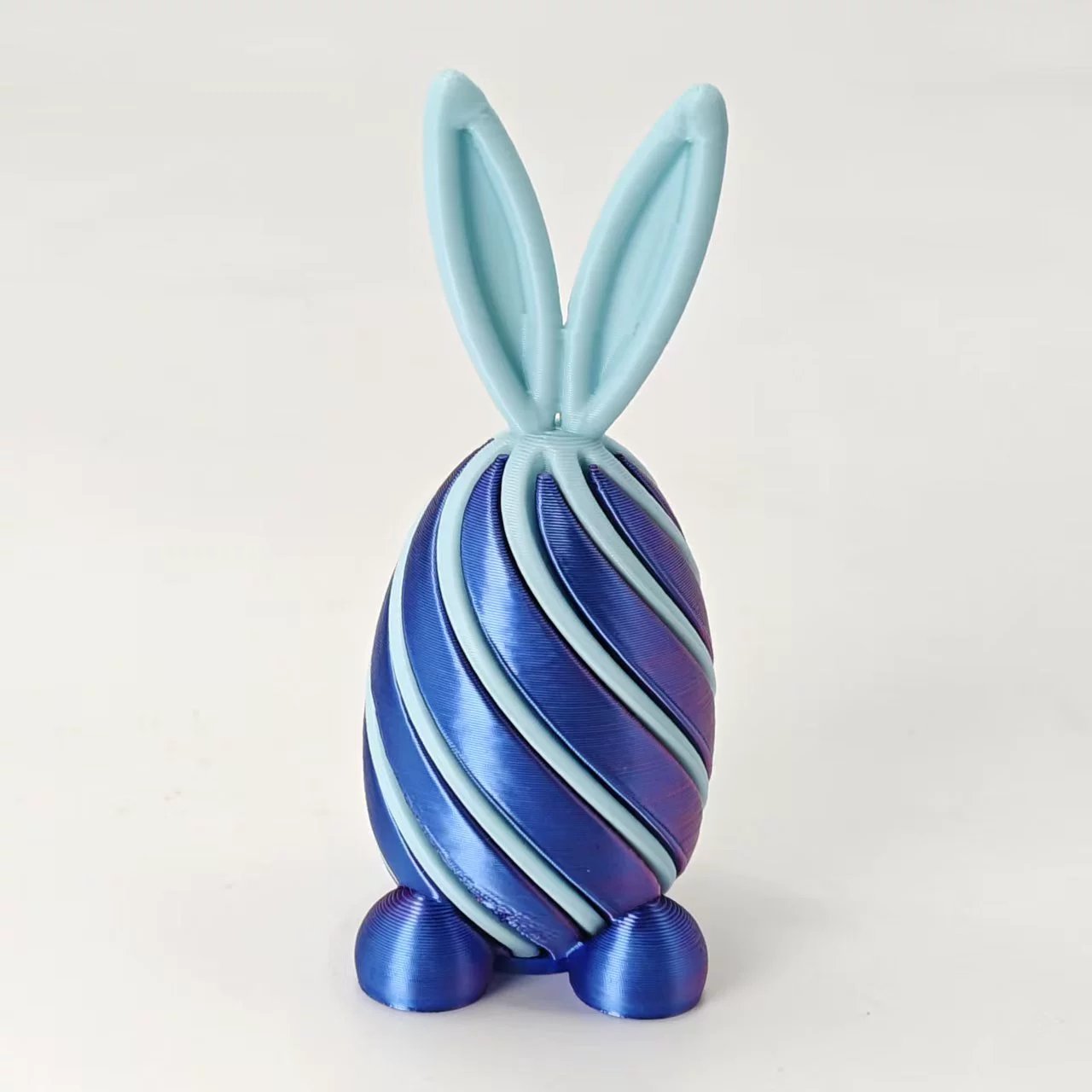🐰🌈Påskespiralhareleke – Den spinner og vrir seg, og kan til og med lindre stress.