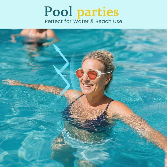 😎✨ SummerVibe reflekterende svømmebriller
