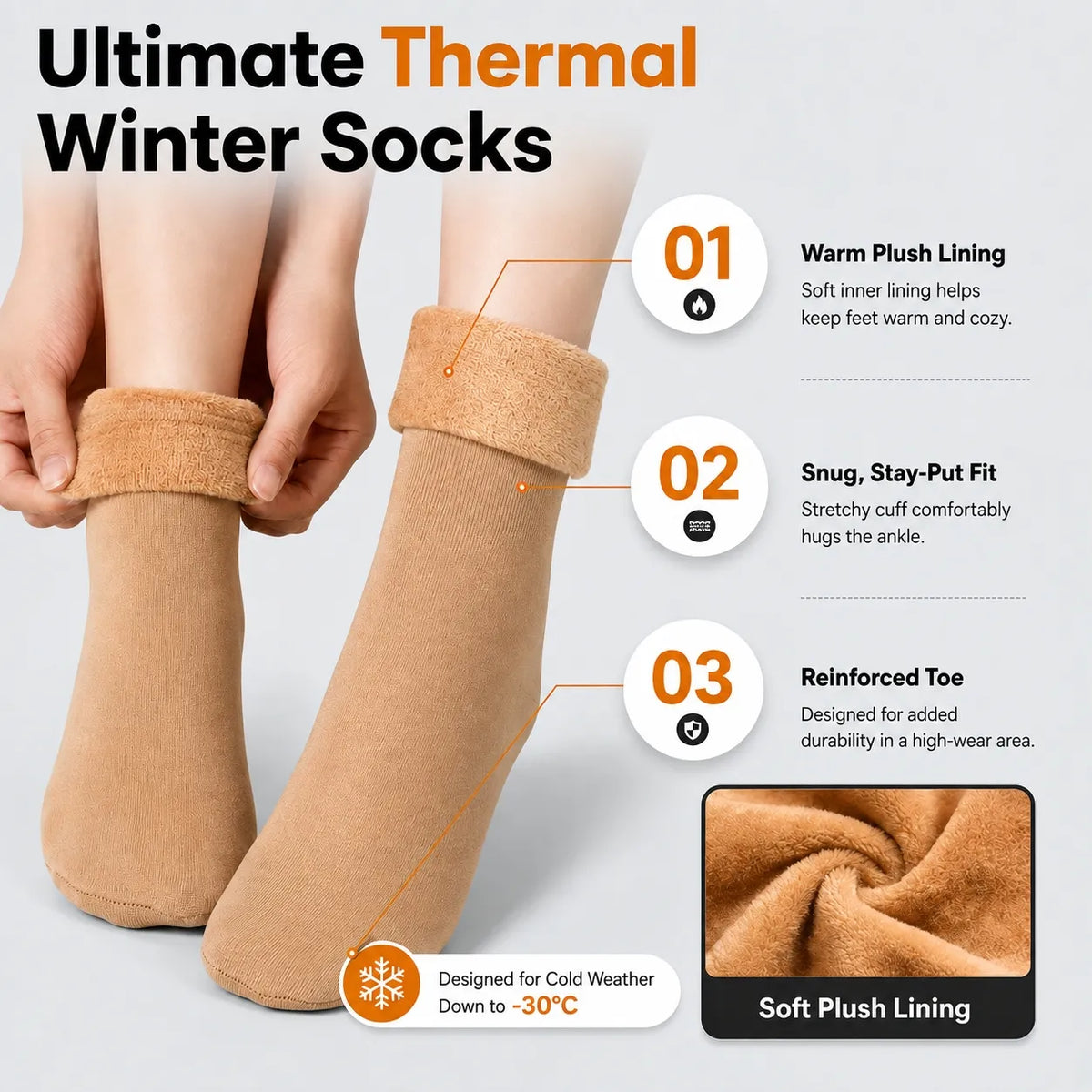 🏆Bestselger 🔥 Ultimative varme vintersokker🧦