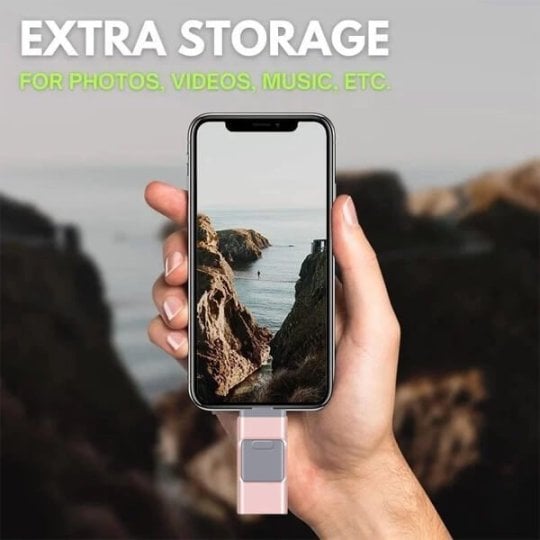 4 i 1 USB-minne - lynrask bildeoverføring