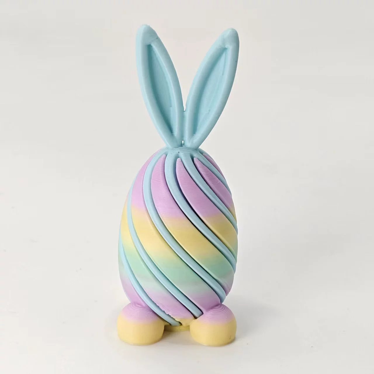 🐰🌈Påskespiralhareleke – Den spinner og vrir seg, og kan til og med lindre stress.