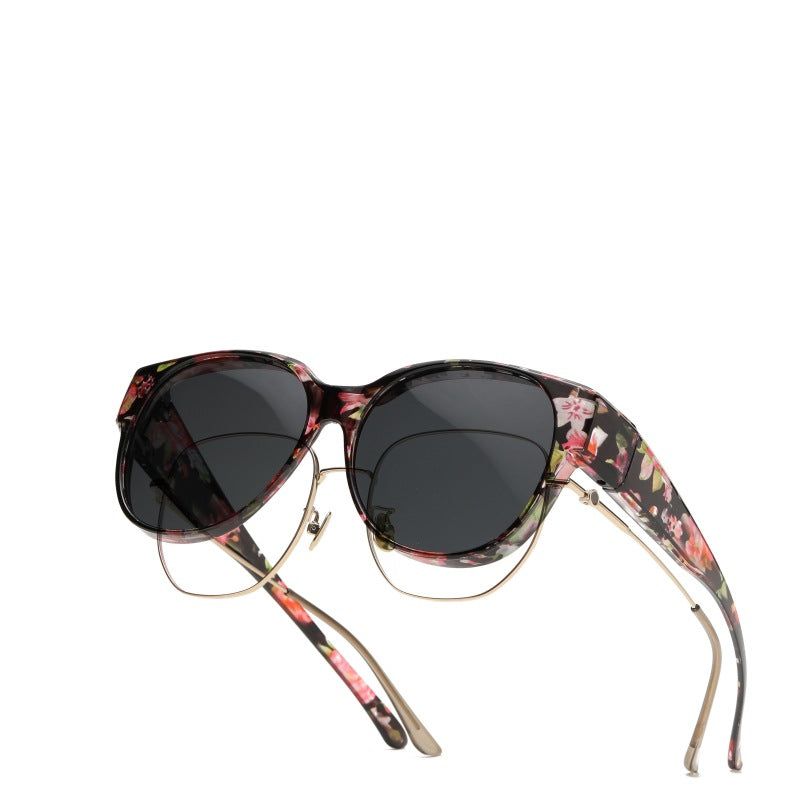 🕶 Nye cat-eye-solbriller i ekstra stor størrelse, med polariserte linser og UV400-beskyttelse