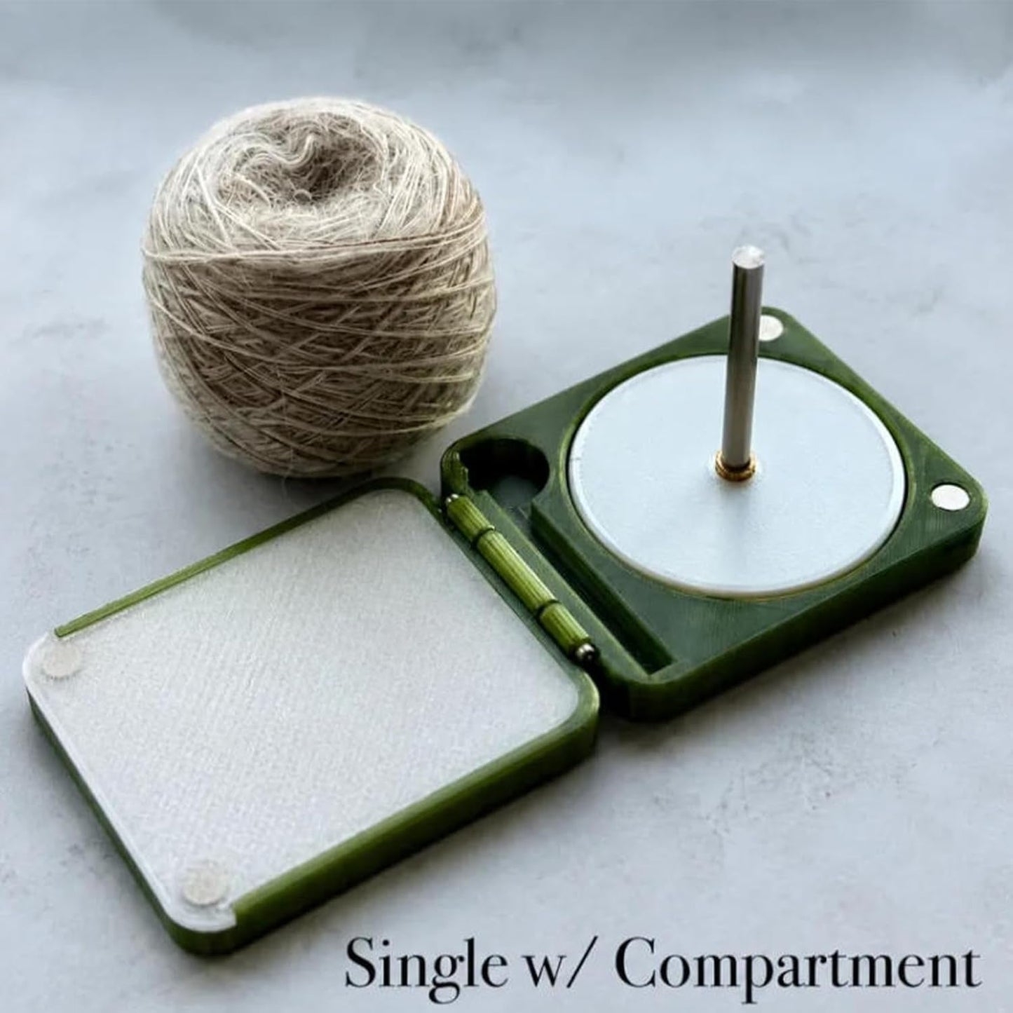 🧶Bærbar garnholder for hekling og strikking