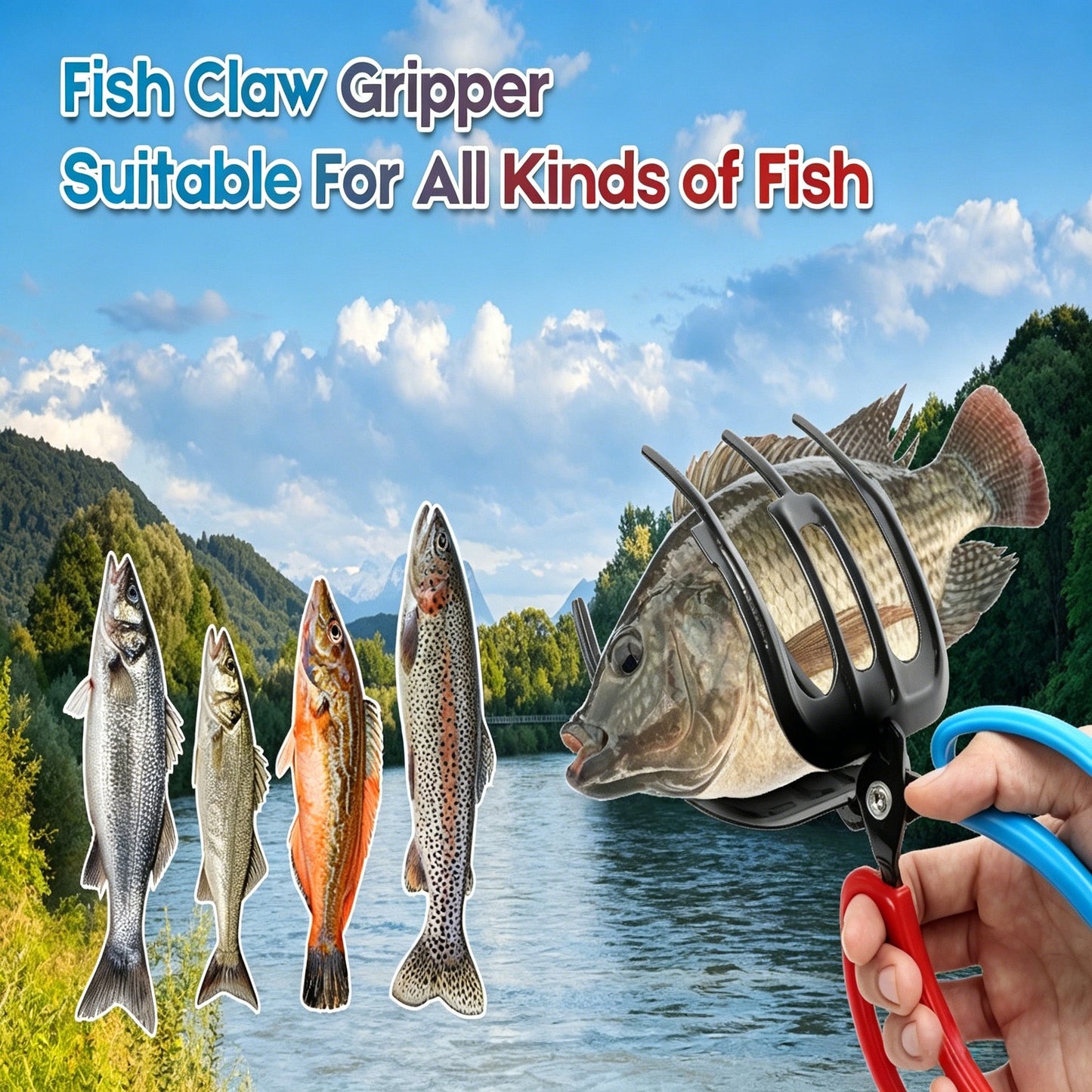 🐟🐟Fiskegrep med klør – fiskegrep med 2 eller 3 klør
