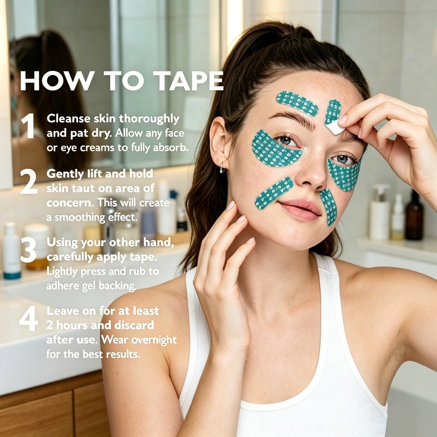 💧🌿Skinjection Infused Face + Eye Tape