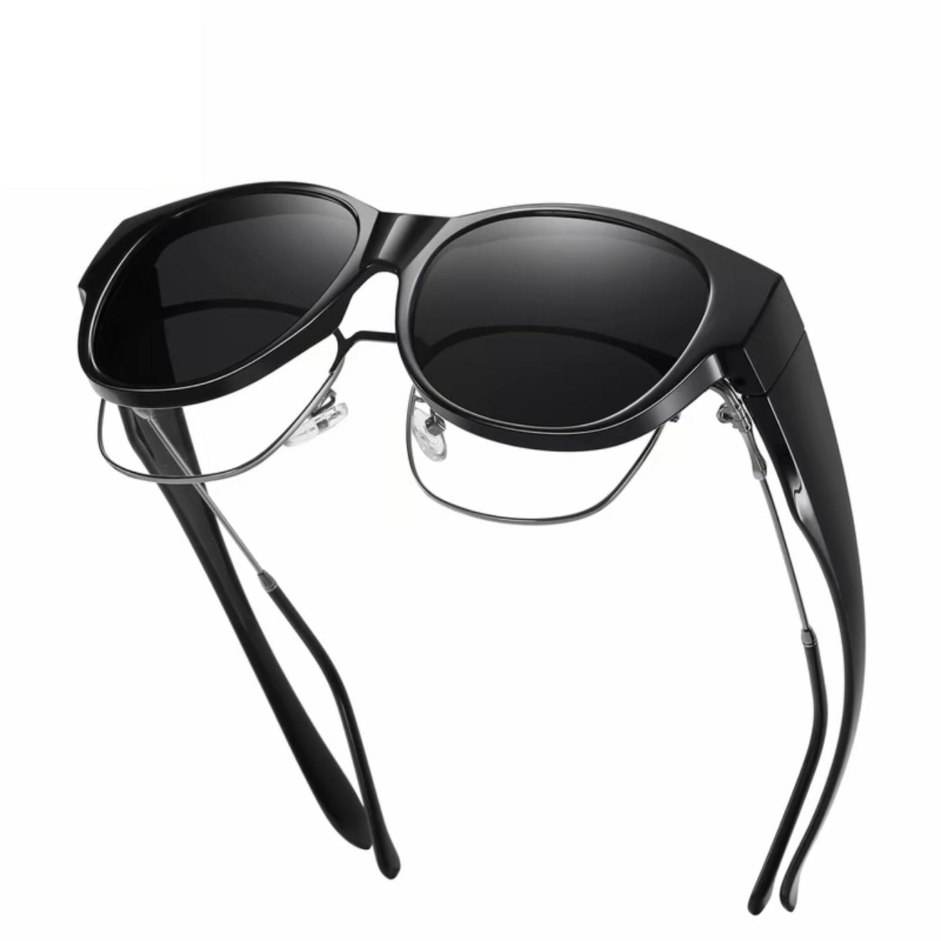 🕶 Nye cat-eye-solbriller i ekstra stor størrelse, med polariserte linser og UV400-beskyttelse