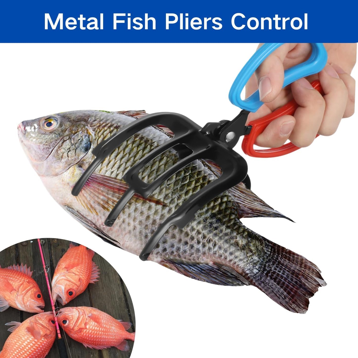 🐟🐟Fiskegrep med klør – fiskegrep med 2 eller 3 klør