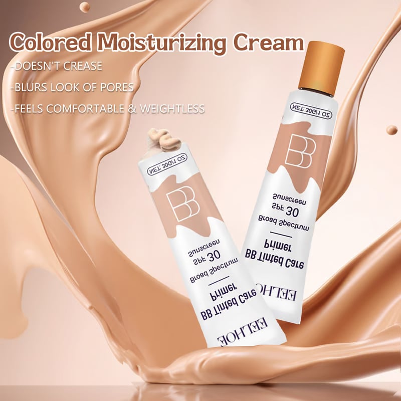 💖Kjøp 1 få 1 gratis💧BB Blur Tinted Moisturizer SPF 30 – Gir huden din umiddelbart lysere, fukter og glatter ut den