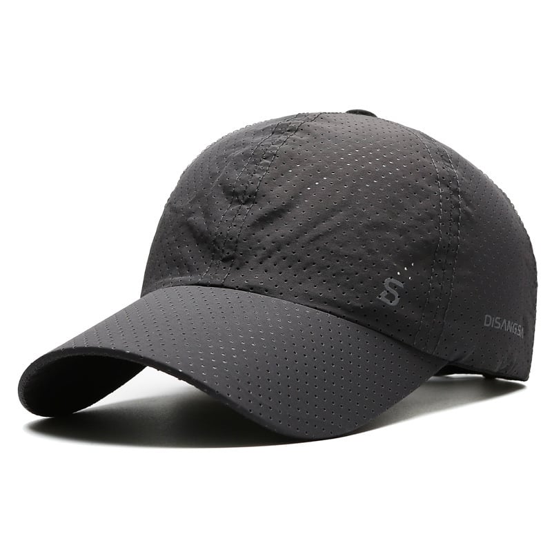 Hurtigtørkende UV-beskyttende baseballcaps – pustende justerbar unisex-hatt