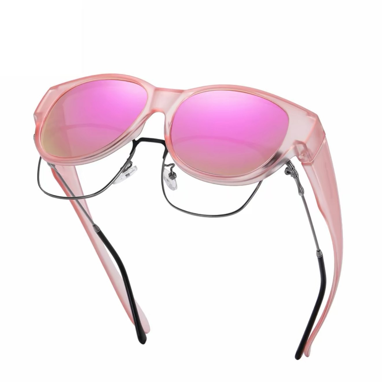 🕶 Nye cat-eye-solbriller i ekstra stor størrelse, med polariserte linser og UV400-beskyttelse