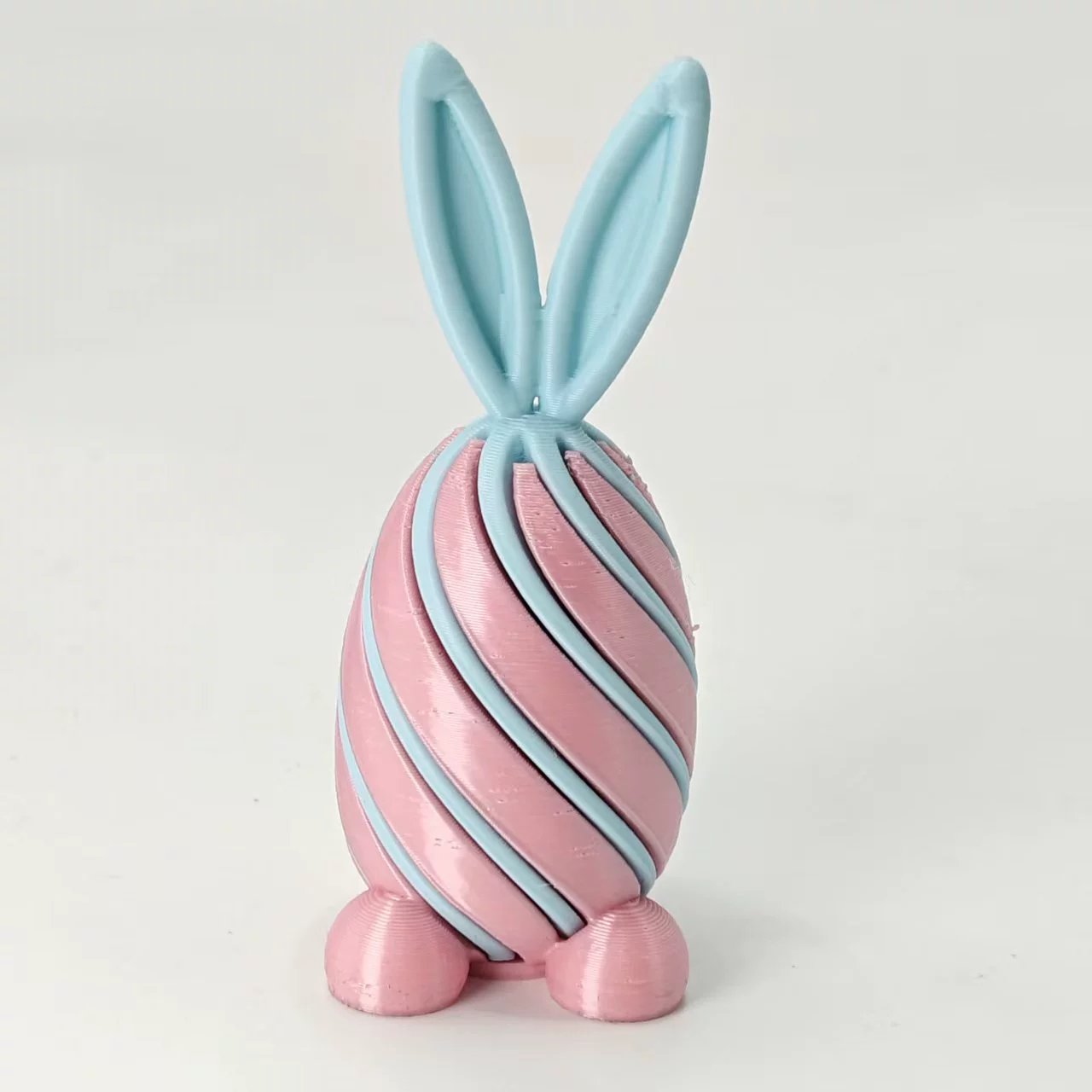 🐰🌈Påskespiralhareleke – Den spinner og vrir seg, og kan til og med lindre stress.