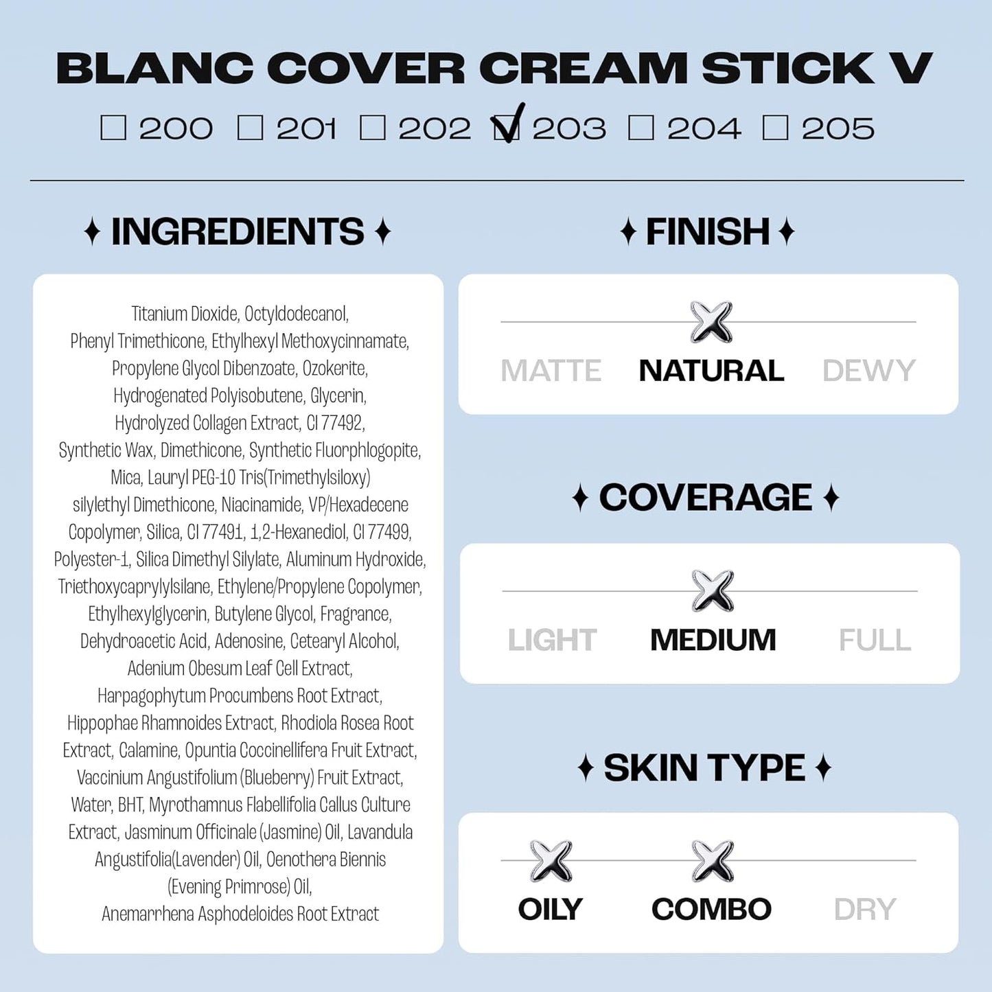 🎁🎉Oppdag Blanc Cover Stick V – alt du trenger for din skjønnhetsrutine i ett produkt!